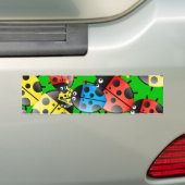 Lieveheersbeestje Behang Bumpersticker (Op auto)