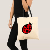 Lieveheersbeestje boodschappentas tote bag (Voorkant (product))