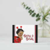 Lieveheersbeestje Breng een Boek Kaarten Afro-Amer (Staand voorkant)