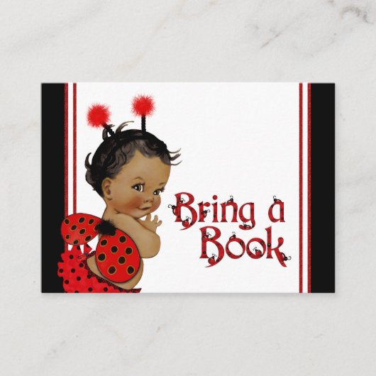 Lieveheersbeestje Breng een Boek Kaarten Afro-Amer (Voorkant)