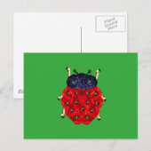 Lieveheersbeestje Briefkaart (Voorkant / Achterkant)