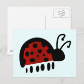 Lieveheersbeestje Briefkaart (Voorkant / Achterkant)