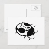 Lieveheersbeestje- Briefkaart (Voorkant / Achterkant)