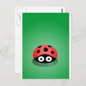 Lieveheersbeestje Briefkaart (Voorkant / Achterkant)