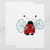 Lieveheersbeestje Briefpapier (Voorkant / Achterkant)
