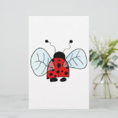 Lieveheersbeestje Briefpapier (Staand voorkant)