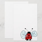 Lieveheersbeestje Briefpapier (Voorkant / Achterkant)