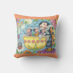 Lieveheersbeestje Bubbelbad LIEVEHEERSBEESTJESGEZI Kussen