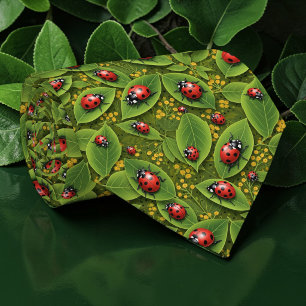 Lieveheersbeestje Bugs & Insecten Patroon Op maat  Stropdas