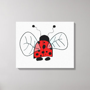 Lieveheersbeestje Canvas Afdruk