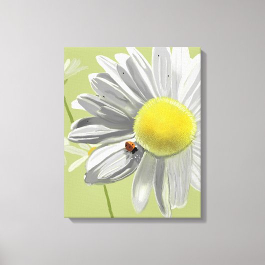 Lieveheersbeestje Canvas Afdruk (Voorkant)