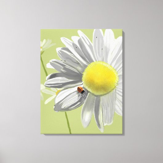 Lieveheersbeestje Canvas Afdruk (Voorkant)