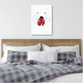 Lieveheersbeestje Canvas Afdruk (Insitu (Slaapkamer))