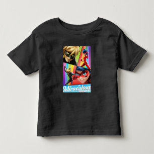Lieveheersbeestje & Cat Noir Miraculous Kracht! Kinder Shirts