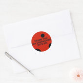 lieveheersbeestje dank u sticker (Envelop)