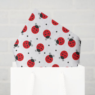 Lieveheersbeestje decoupage papier, Tuininsect Tissuepapier