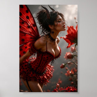 Lieveheersbeestje-demonesse Poster
