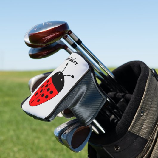 Lieveheersbeestje Design Golfheadcover (Insitu)
