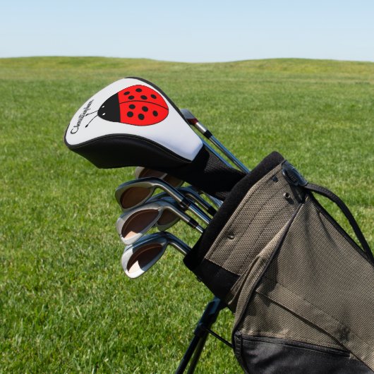 Lieveheersbeestje Design Golfheadcover (Insitu)