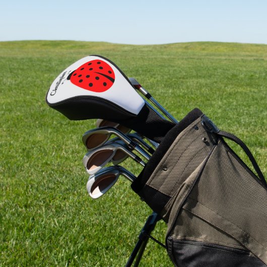 Lieveheersbeestje Design Golfheadcover (Insitu)
