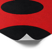 Lieveheersbeestje Dierpatroon Poster (Hoek)