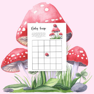 Lieveheersbeestje en champignons - Baby shower bin