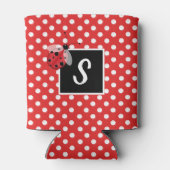Lieveheersbeestje en Polka Dots Koelbox Blikjeskoeler (Achterkant)