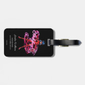 Lieveheersbeestje en Tikki Graphic Bagagelabel (Achterkant horizontaal)