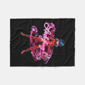 Lieveheersbeestje en Tikki Graphic Fleece Deken (Voorkant (Horizontaal))