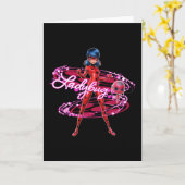 Lieveheersbeestje en Tikki Graphic Kaart (Gele Bloem)