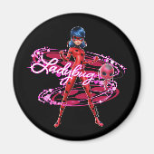 Lieveheersbeestje en Tikki Graphic Magneet (Voorkant)