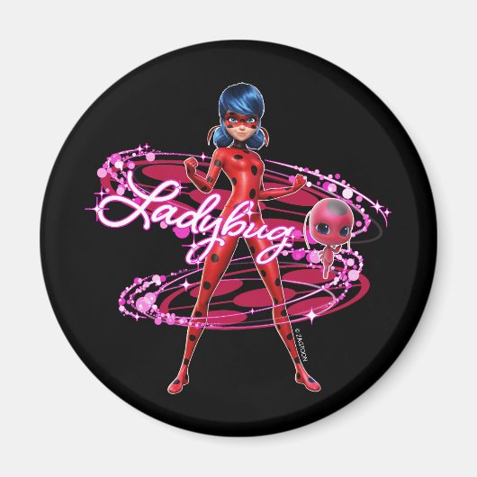 Lieveheersbeestje en Tikki Graphic Magneet (Voorkant)