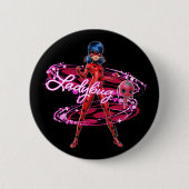Lieveheersbeestje en Tikki Graphic Ronde Button 5,7 Cm (Voorkant)