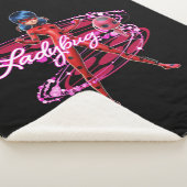 Lieveheersbeestje en Tikki Graphic Sherpa Deken (3/4)