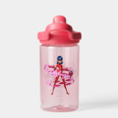 Lieveheersbeestje en Tikki Graphic Waterfles (Achterkant)