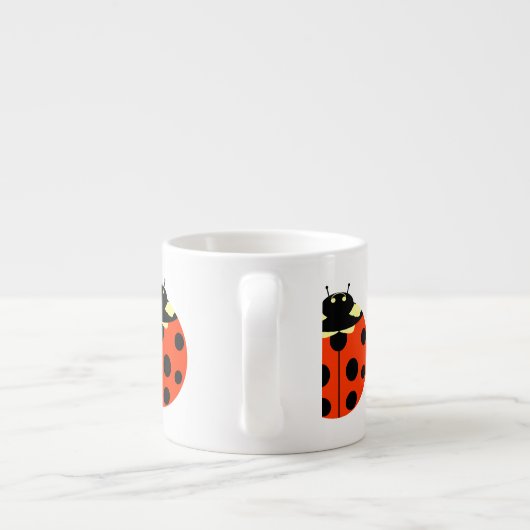 lieveheersbeestje espresso kop (Achterkant)