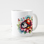 Lieveheersbeestje - Extra grote koffie mok (Voorkant rechts)
