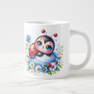 Lieveheersbeestje - Extra grote koffie mok