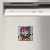 Lieveheersbeestje Fairy Fantasy Kunstmagneet Magneet (Insitu (Vaatwasser))