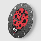 Lieveheersbeestje; Faux-koolstofvezel Grote Klok (Hoek)