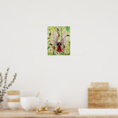 Lieveheersbeestje Fee Fantasy Kunst Illustratie do Poster (Keuken)