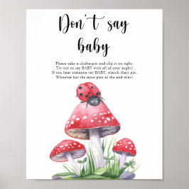 Lieveheersbeestje - Geen baby Poster