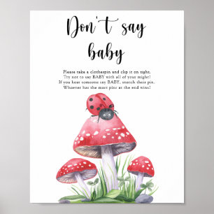 Lieveheersbeestje - Geen baby Poster
