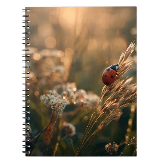 lieveheersbeestje Golden Meadow Notitieboek (Voorkant)