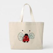 Lieveheersbeestje Grote Tote Bag (Achterkant)