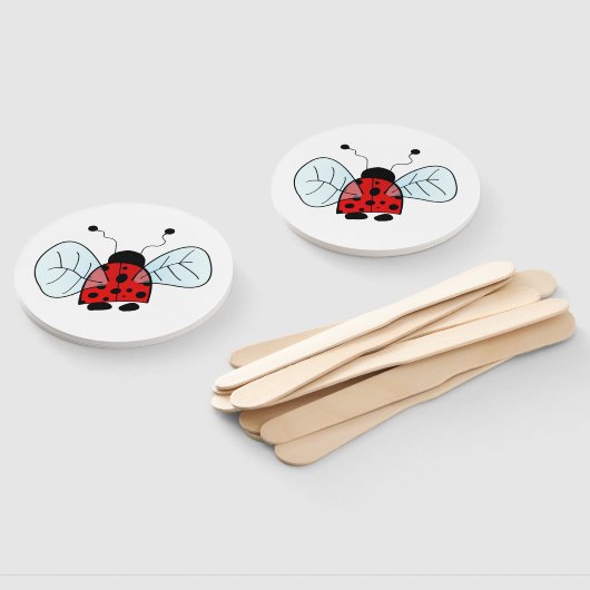 Lieveheersbeestje Handwaaier (Niet-gemonteerd)