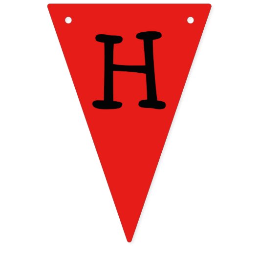 Lieveheersbeestje Happy Birthday Bunting Flag Bann Vlaggetjes (Tweede vlag)