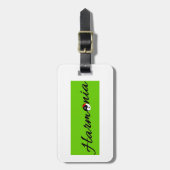 Lieveheersbeestje Harmonia zen Bagagelabel (Voorkant verticaal)