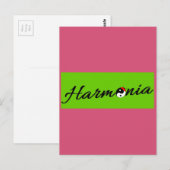Lieveheersbeestje Harmonia zen Briefkaart (Voorkant / Achterkant)