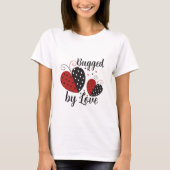 Lieveheersbeestje Hart schattig T-shirt (Voorkant)